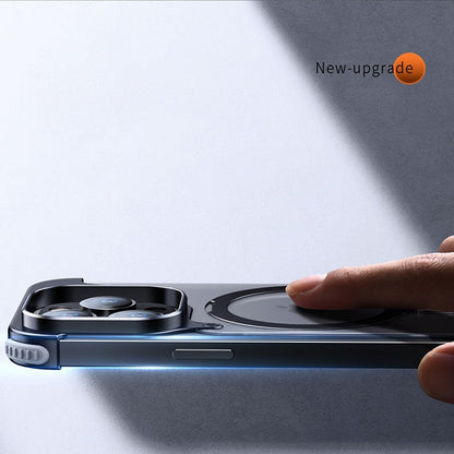 Carcasă metalică magnetică pentru a vă proteja iPhone-ul de căderi
