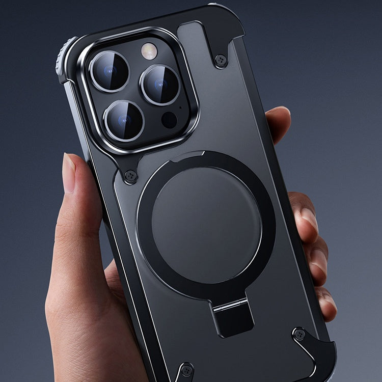 Carcasă metalică magnetică pentru a vă proteja iPhone-ul de căderi