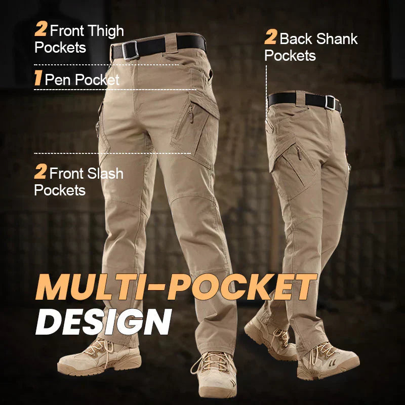👖⚡ Pantaloni care nu se rup când ai mai multă nevoie Țesătură rezistentă | Buzunare multiple | Genunchi întăriți ✅ Vânătoare, camping, muncă, outdoor – toate într-unul