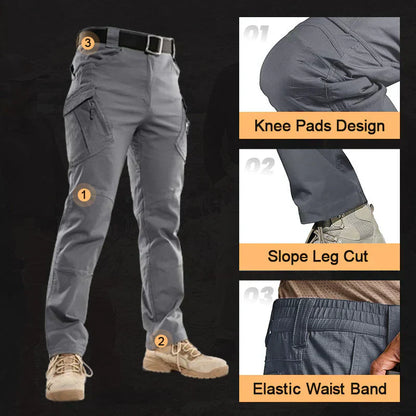👖⚡ Pantaloni care nu se rup când ai mai multă nevoie Țesătură rezistentă | Buzunare multiple | Genunchi întăriți ✅ Vânătoare, camping, muncă, outdoor – toate într-unul