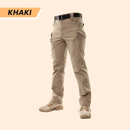 👖⚡ Pantaloni care nu se rup când ai mai multă nevoie Țesătură rezistentă | Buzunare multiple | Genunchi întăriți ✅ Vânătoare, camping, muncă, outdoor – toate într-unul