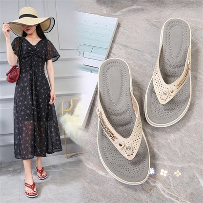 Femei Arch Support Soft Cushion Flip Flops Thong Sandale Papuci de casă