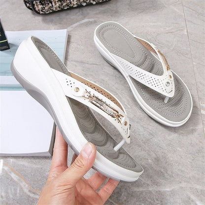 Femei Arch Support Soft Cushion Flip Flops Thong Sandale Papuci de casă