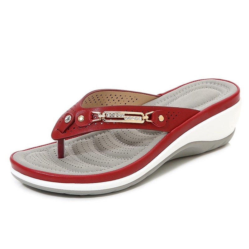 Femei Arch Support Soft Cushion Flip Flops Thong Sandale Papuci de casă