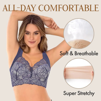 🤩 Cumpără două, primești unul GRATIS! Sutien din dantelă fără cusături – efect de ridicare, întindere maximă. 👙 Plată la livrare!