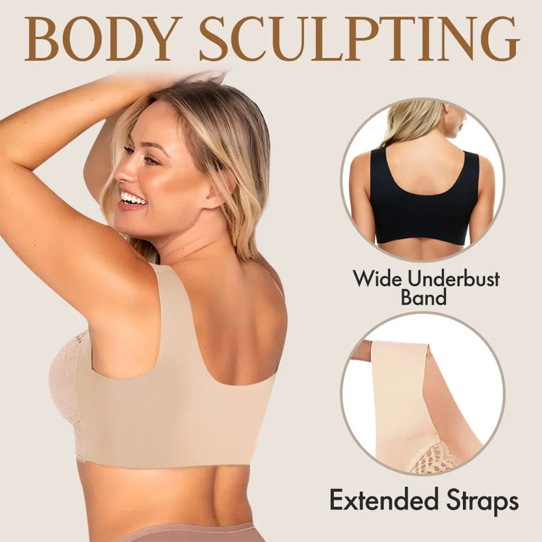 🤩 Cumpără două, primești unul GRATIS! Sutien din dantelă fără cusături – efect de ridicare, întindere maximă. 👙 Plată la livrare!
