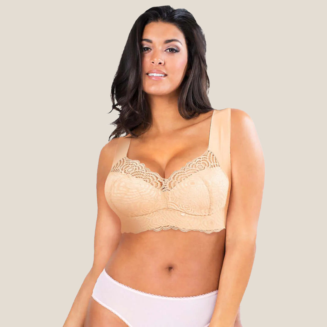🤩 Cumpără două, primești unul GRATIS! Sutien din dantelă fără cusături – efect de ridicare, întindere maximă. 👙 Plată la livrare!