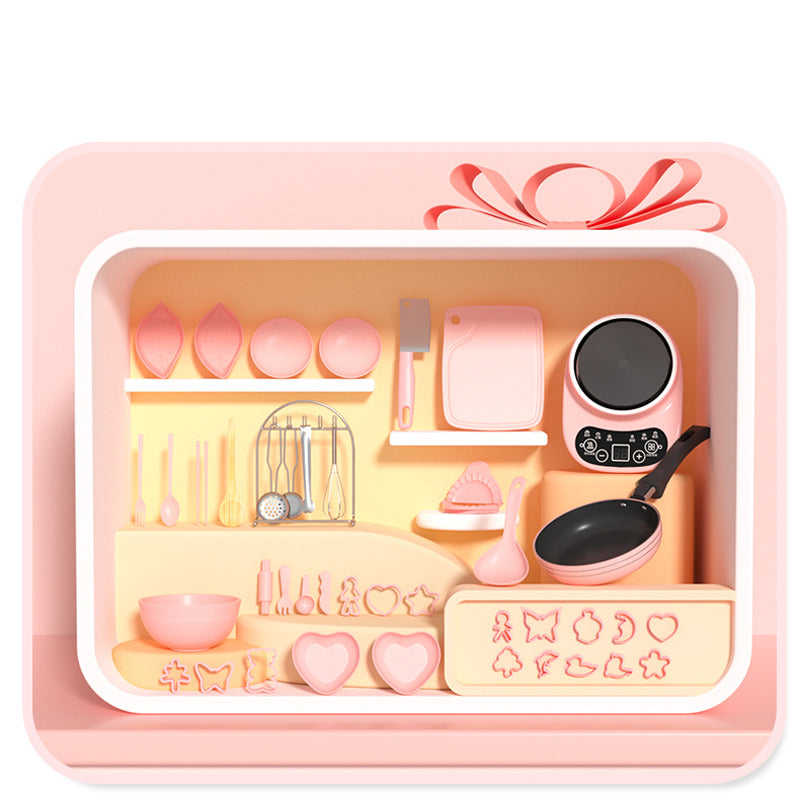 🍽️ Mini-bucătărie adevărată pentru copii – plită, oale, tigăi, ustensile – totul într-un singur set! 👩‍🍳 Plată la livrare!