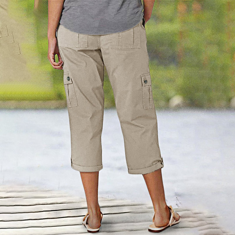 🔥 Vânzare la cald! Pantaloni scurți casual pentru femei – elasticitate ridicată, buzunare multiple, confort maxim! 👖 Plată la livrare!