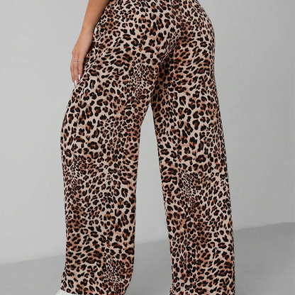 🐆 Pantaloni leopard – două stiluri: picior drept sau lat – Alege-l pe al tău! Stoc limitat 🔥