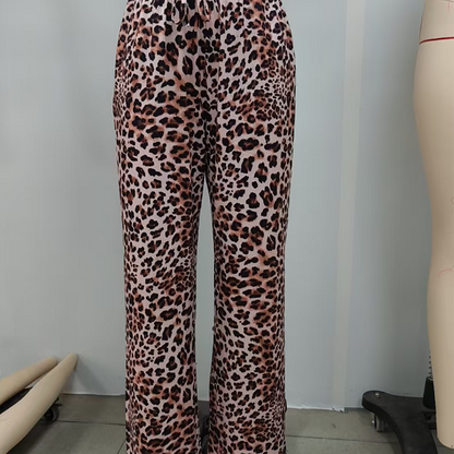 🐆 Pantaloni leopard – două stiluri: picior drept sau lat – Alege-l pe al tău! Stoc limitat 🔥