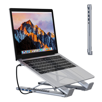 🔥 Stație andocare USB-C – HDMI 4K + PD 100W + USB-A. Transformă laptopul într-un desktop! 💻📺 Plată la livrare!
