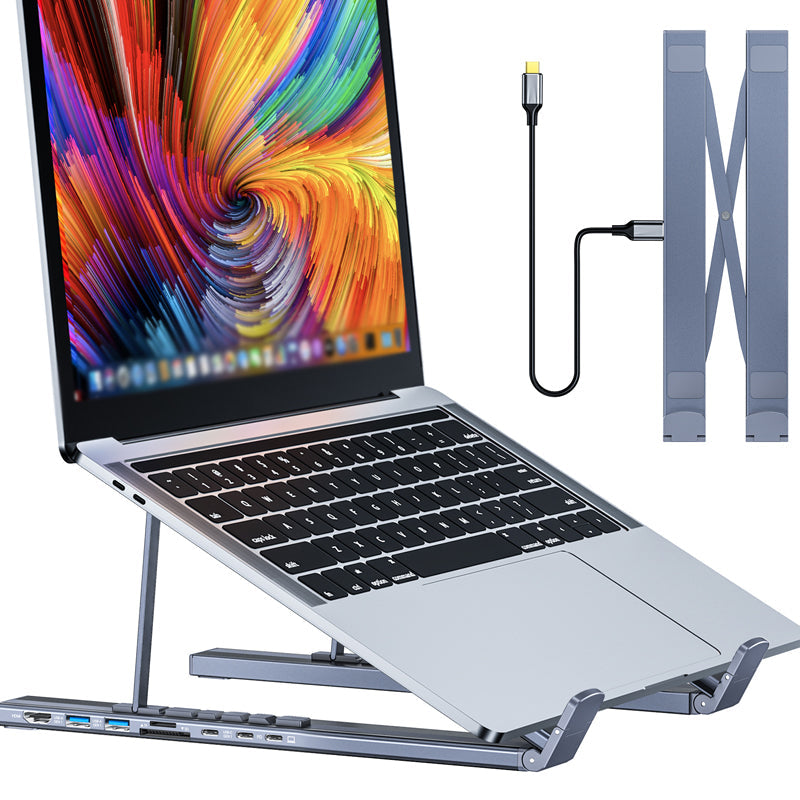 🔥 Stație andocare USB-C – HDMI 4K + PD 100W + USB-A. Transformă laptopul într-un desktop! 💻📺 Plată la livrare!