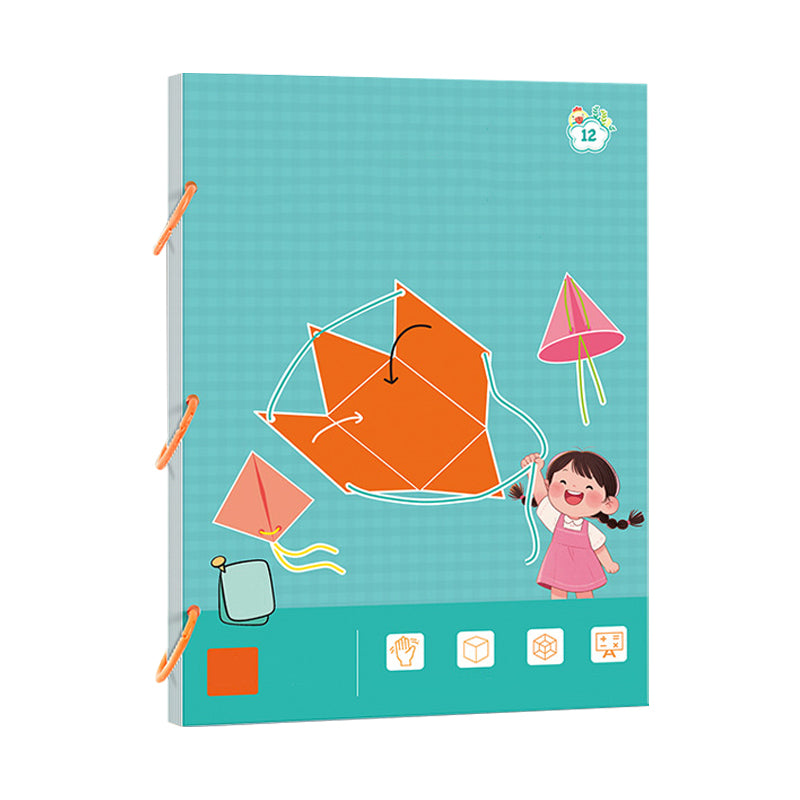 👶✨Książka do nauki geometrii 3D z sznurkiem