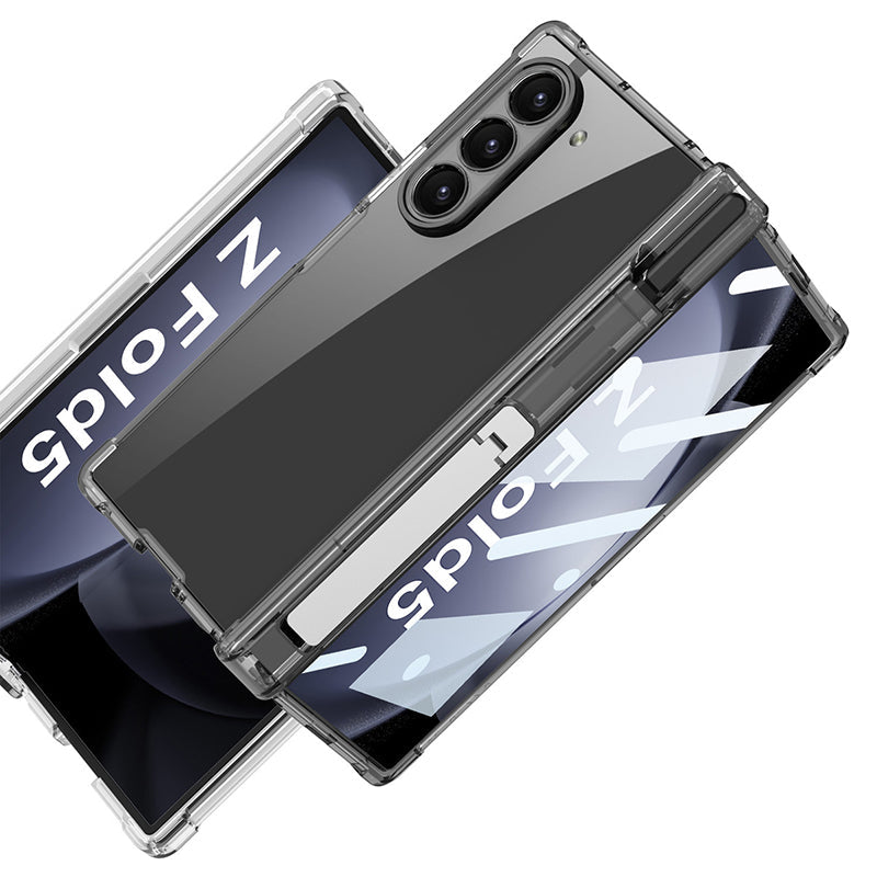 Carcasă Kickstand transparentă pentru Samsung Galaxy Z Fold