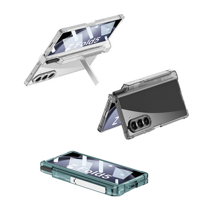 Carcasă Kickstand transparentă pentru Samsung Galaxy Z Fold