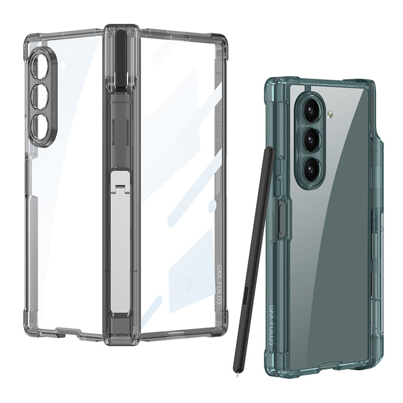 Carcasă Kickstand transparentă pentru Samsung Galaxy Z Fold