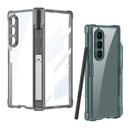 Carcasă Kickstand transparentă pentru Samsung Galaxy Z Fold