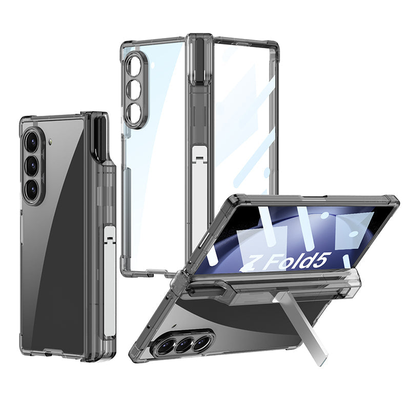 Carcasă Kickstand transparentă pentru Samsung Galaxy Z Fold