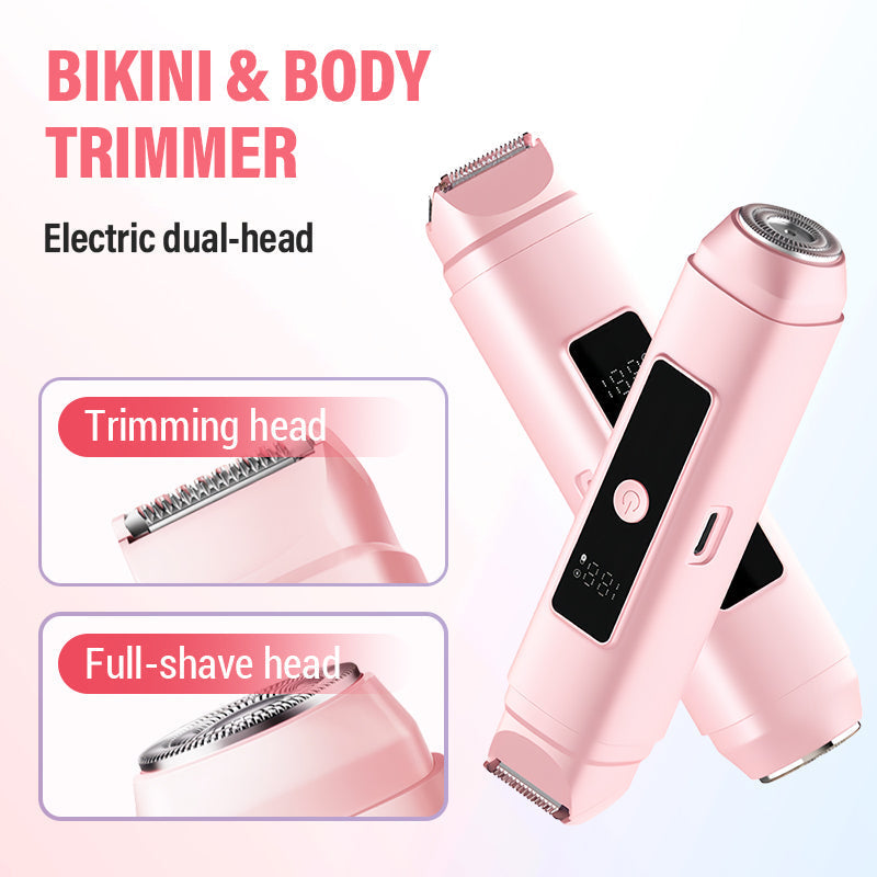🔥 Epilator electric cu două brațe – pentru zona bikini și corp. Îndepărtează părul eficient, fără durere! ✨ Plată la livrare!