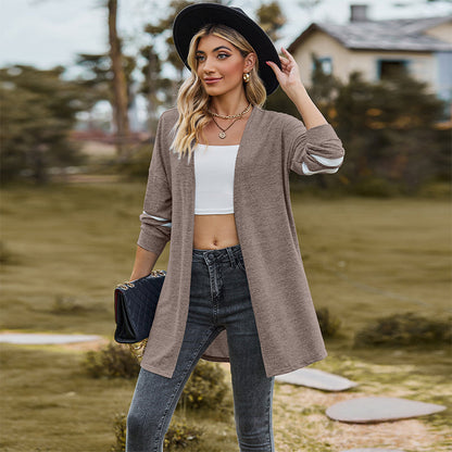 Cardigan casual cu mâneci lungi pentru femei