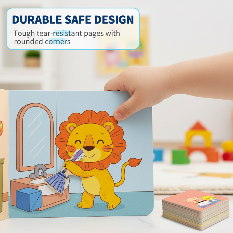 10 bucăți👼📚Set interactiv de cărți educative pentru copii mici