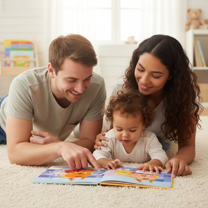 10 bucăți👼📚Set interactiv de cărți educative pentru copii mici
