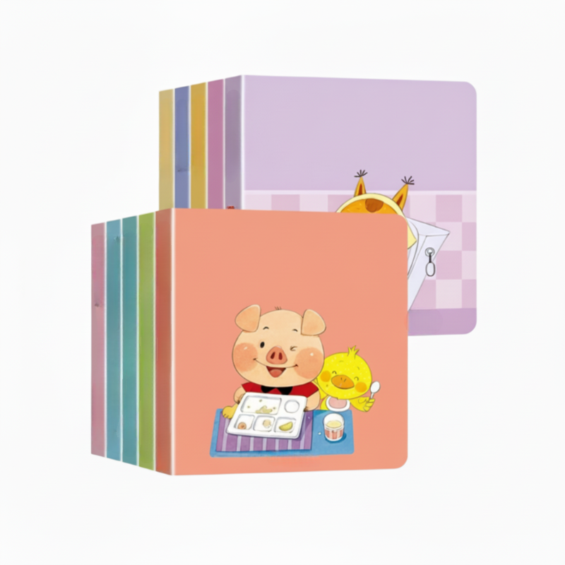 10 bucăți👼📚Set interactiv de cărți educative pentru copii mici