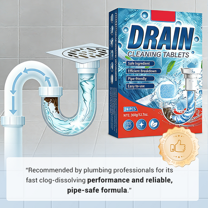 ✨ CUMPĂRĂ 2, PRIMEȘTI 1 GRATUIT! 🚰 Tablete pentru desfundarea țevilor – Soluție rapidă pentru îndepărtarea blocajelor – Sigur pentru țevi, îndepărtează părul și grăsimea – nu deteriorează instalațiile sanitare 🔧