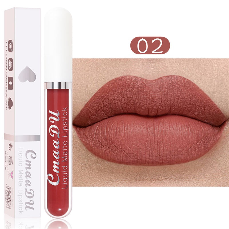 🔥 Set 10 rujuri mate, rezistente la apă – vitamina E, fără urme, culoare de lungă durată! 👄 Plată la livrare!