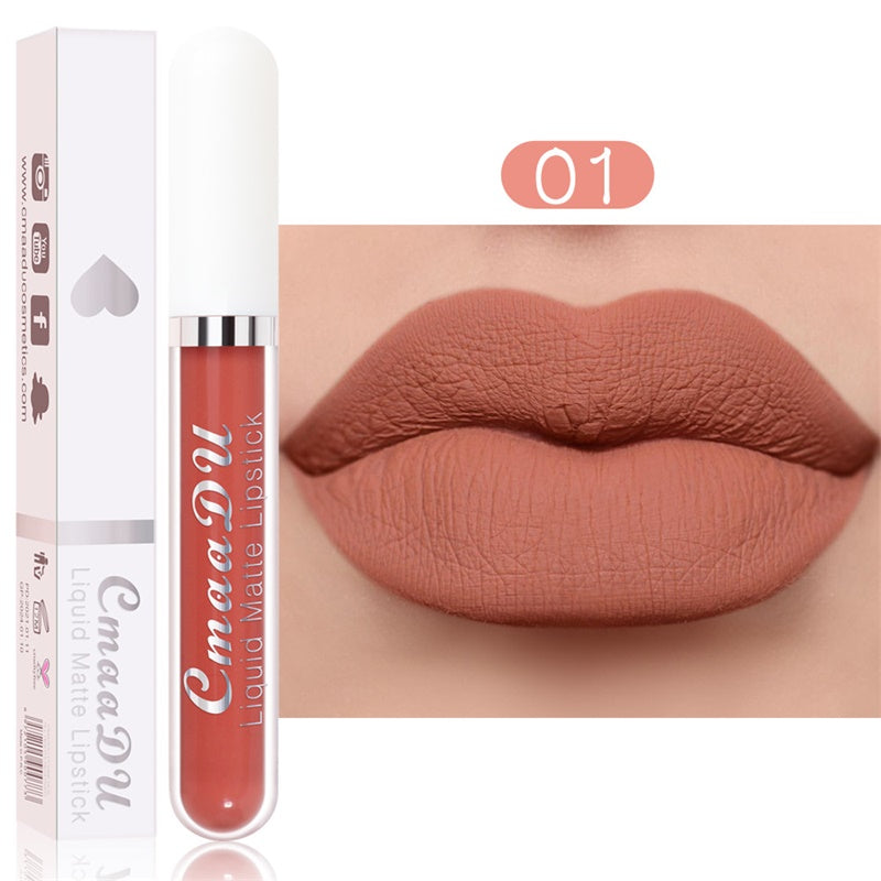 🔥 Set 10 rujuri mate, rezistente la apă – vitamina E, fără urme, culoare de lungă durată! 👄 Plată la livrare!