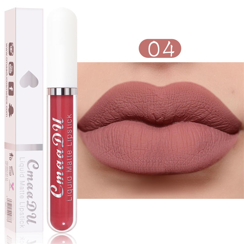 🔥 Set 10 rujuri mate, rezistente la apă – vitamina E, fără urme, culoare de lungă durată! 👄 Plată la livrare!