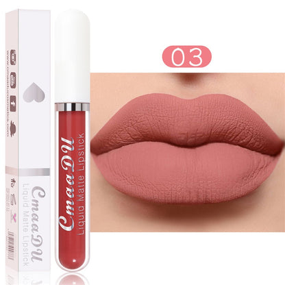 🔥 Set 10 rujuri mate, rezistente la apă – vitamina E, fără urme, culoare de lungă durată! 👄 Plată la livrare!