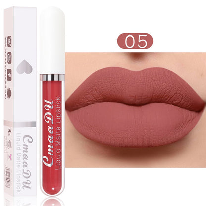 🔥 Set 10 rujuri mate, rezistente la apă – vitamina E, fără urme, culoare de lungă durată! 👄 Plată la livrare!