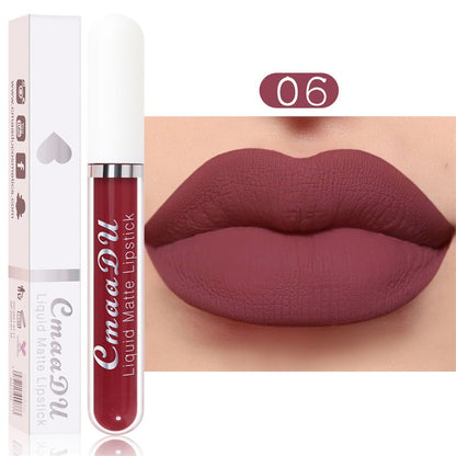 🔥 Set 10 rujuri mate, rezistente la apă – vitamina E, fără urme, culoare de lungă durată! 👄 Plată la livrare!