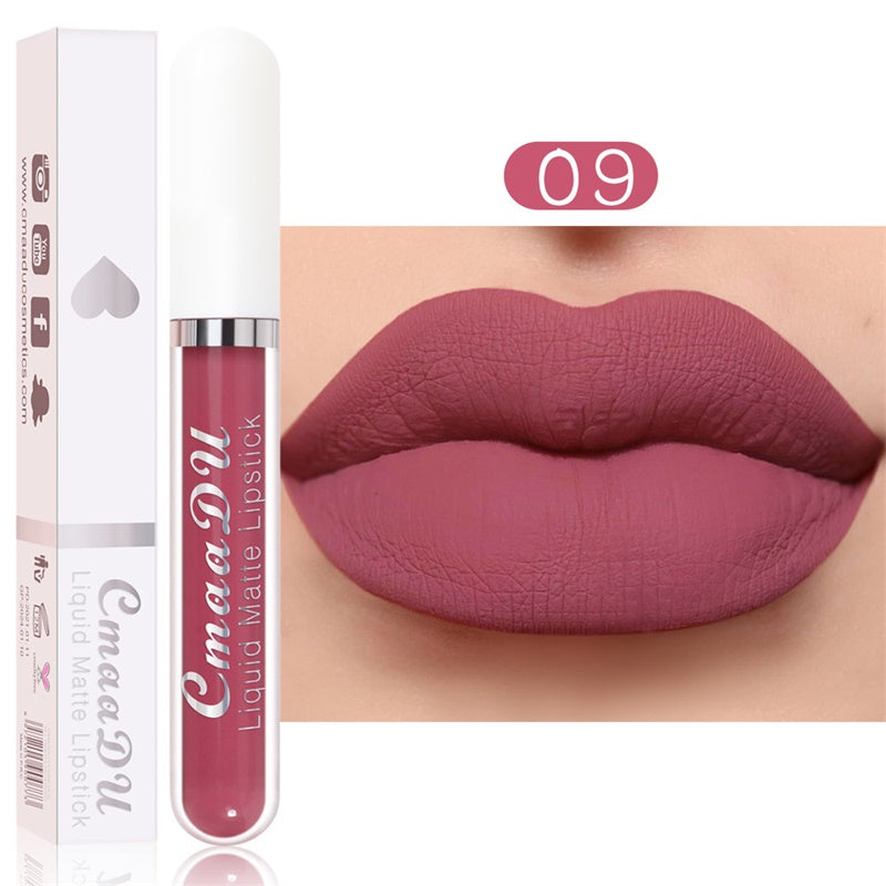 🔥 Set 10 rujuri mate, rezistente la apă – vitamina E, fără urme, culoare de lungă durată! 👄 Plată la livrare!