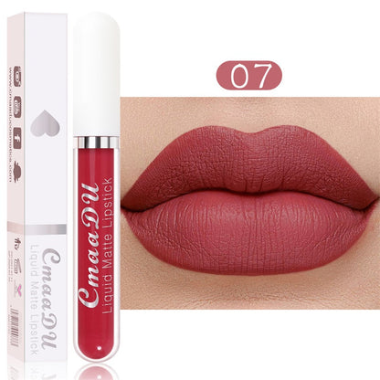 🔥 Set 10 rujuri mate, rezistente la apă – vitamina E, fără urme, culoare de lungă durată! 👄 Plată la livrare!