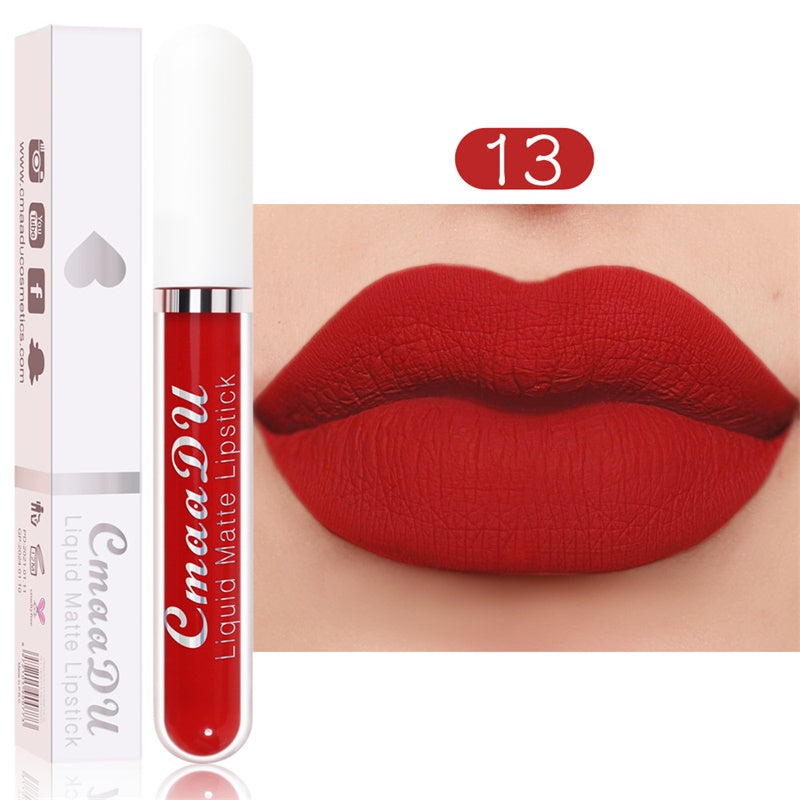 🔥 Set 10 rujuri mate, rezistente la apă – vitamina E, fără urme, culoare de lungă durată! 👄 Plată la livrare!