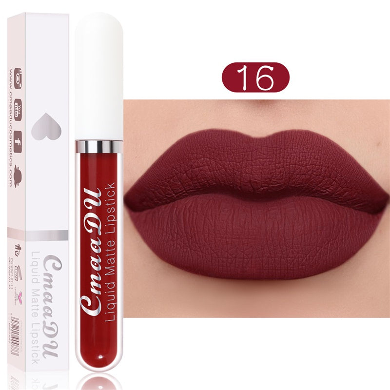 🔥 Set 10 rujuri mate, rezistente la apă – vitamina E, fără urme, culoare de lungă durată! 👄 Plată la livrare!