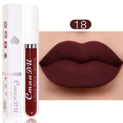 🔥 Set 10 rujuri mate, rezistente la apă – vitamina E, fără urme, culoare de lungă durată! 👄 Plată la livrare!