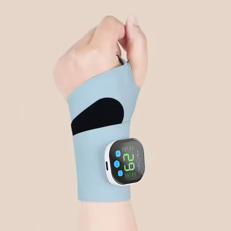 ⌚ Masajer electric pentru încheietură – Reîncărcabil, cu funcție de căldură. Relaxare profundă acasă! 💆🔋 Plată la livrare!