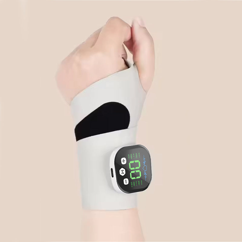 ⌚ Masajer electric pentru încheietură – Reîncărcabil, cu funcție de căldură. Relaxare profundă acasă! 💆🔋 Plată la livrare!