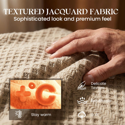 Hanorac cu guler din jacquard texturat pentru bărbați - CUMPĂRĂ 2 TRANSPORT GRATUIT