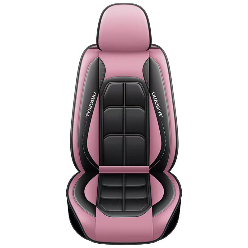 Husă din piele pentru scaunul auto, cu acoperire completă, pentru toate anotimpurile