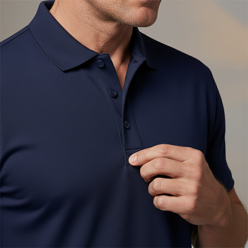 Uscare rapidă, guler elegant – tricoul pe care bărbații îl vor purta toată vara ☀️👔