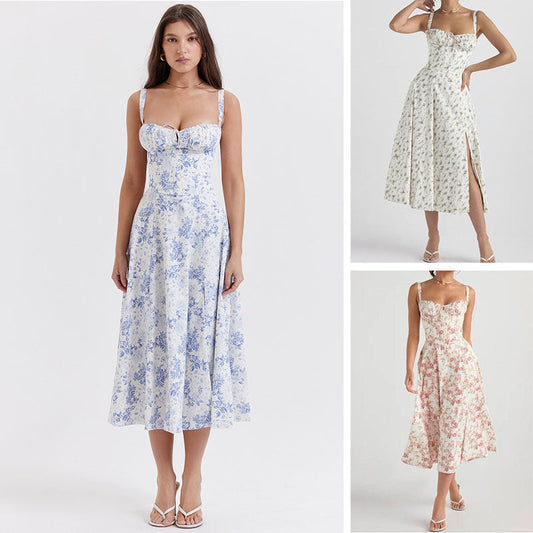 🥰 2026 Produse noi! Rochie midi cu curea spaghetti – elegantă, confortabilă, perfectă pentru sezonul cald. 👗 Plată la livrare!