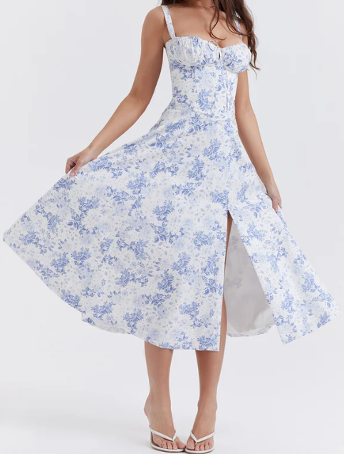 🥰 2026 Produse noi! Rochie midi cu curea spaghetti – elegantă, confortabilă, perfectă pentru sezonul cald. 👗 Plată la livrare!