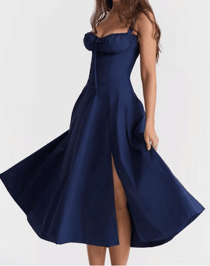 🥰 2026 Produse noi! Rochie midi cu curea spaghetti – elegantă, confortabilă, perfectă pentru sezonul cald. 👗 Plată la livrare!