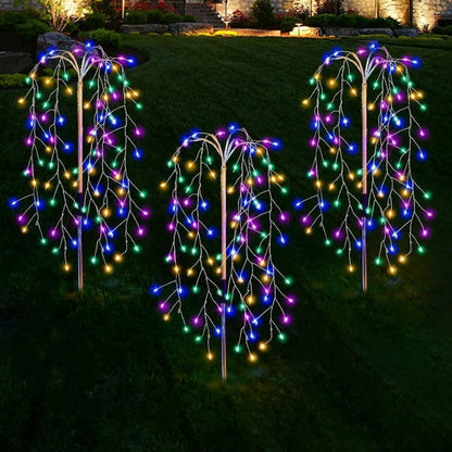 🌿💡 Lampa solară 100 LED-uri – Se aprinde la mișcare! Rezistentă la apă și soare. 💧🔋 Plată la livrare!
