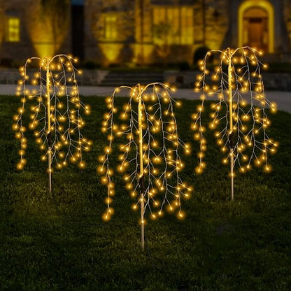 🌿💡 Lampa solară 100 LED-uri – Se aprinde la mișcare! Rezistentă la apă și soare. 💧🔋 Plată la livrare!